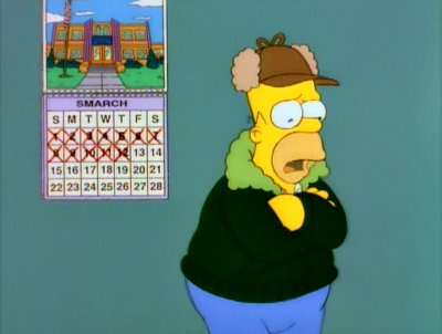 The Simpsons: Lousy Smarch weather